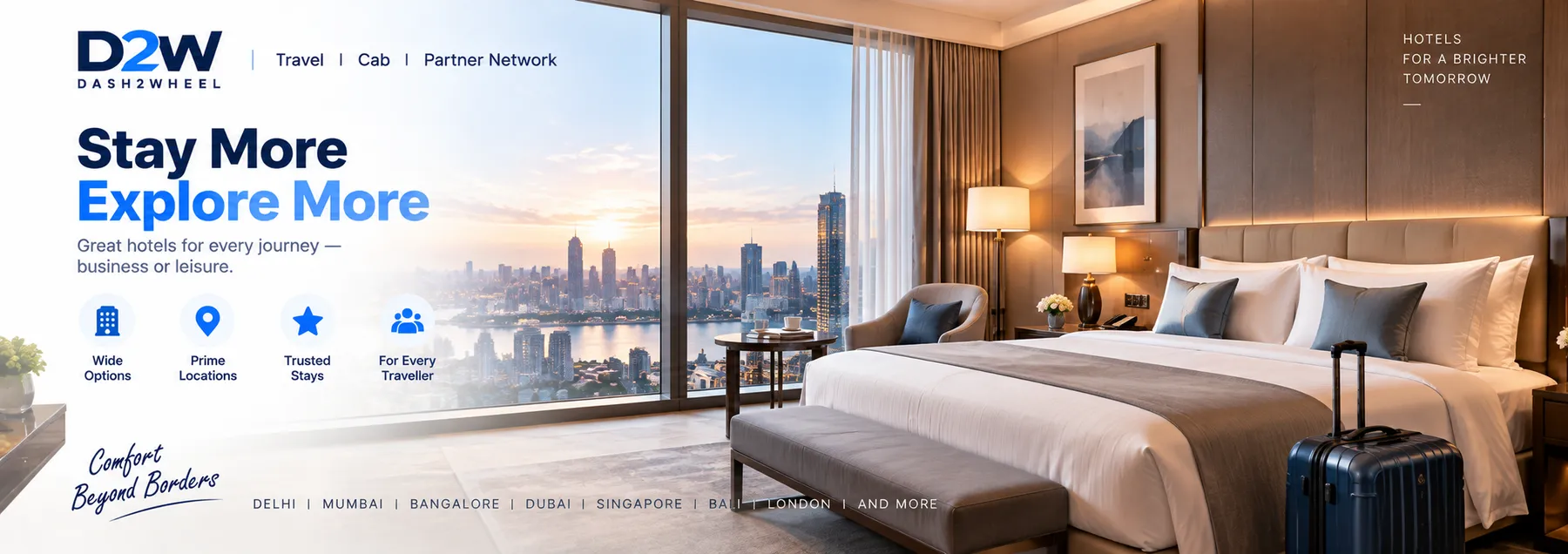 Hotels — great stays for business or leisure